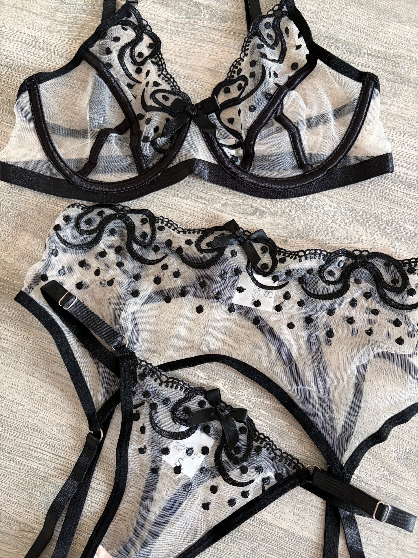 Bare it all lingerie set