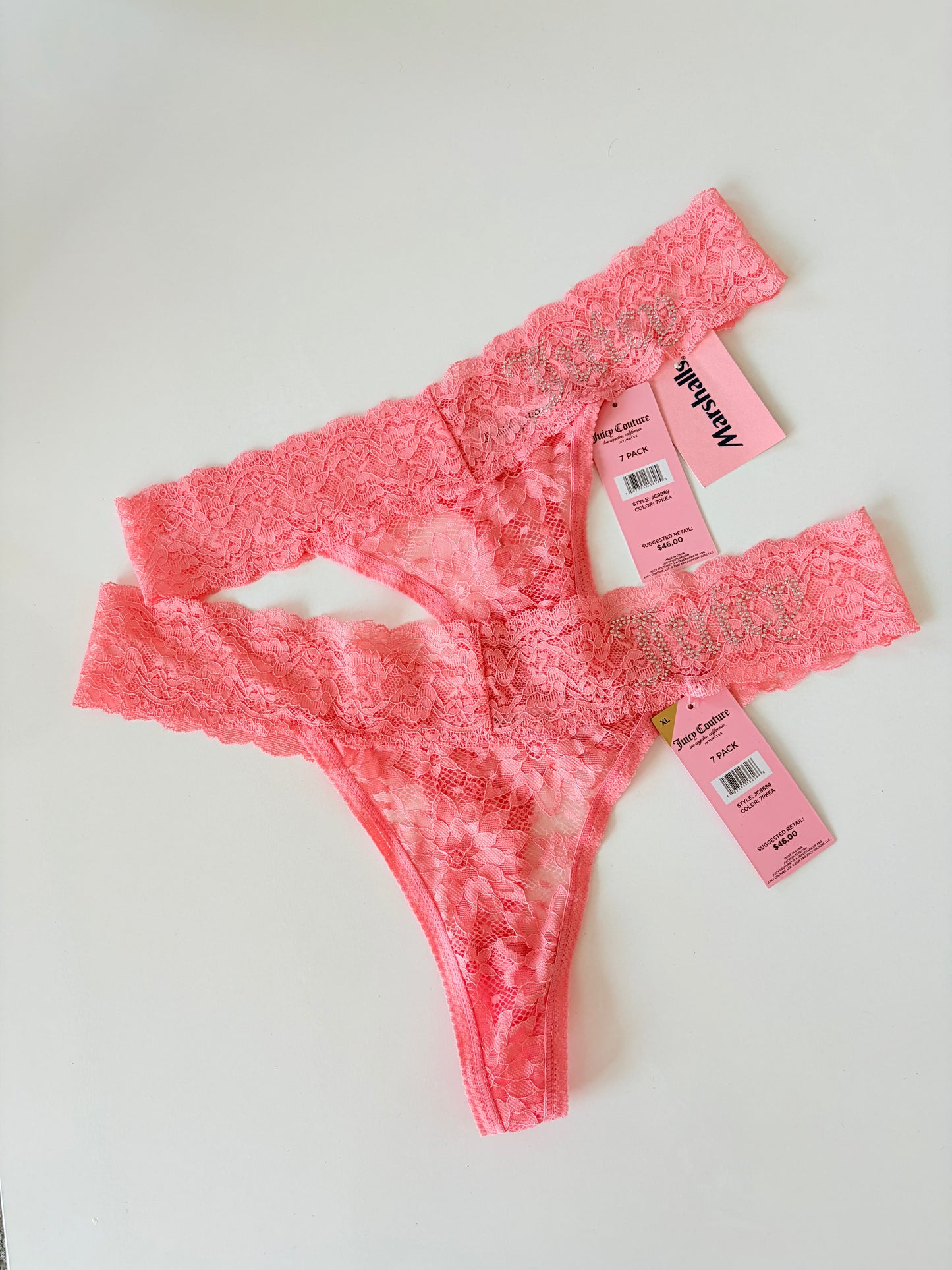Juicy couture lace thong