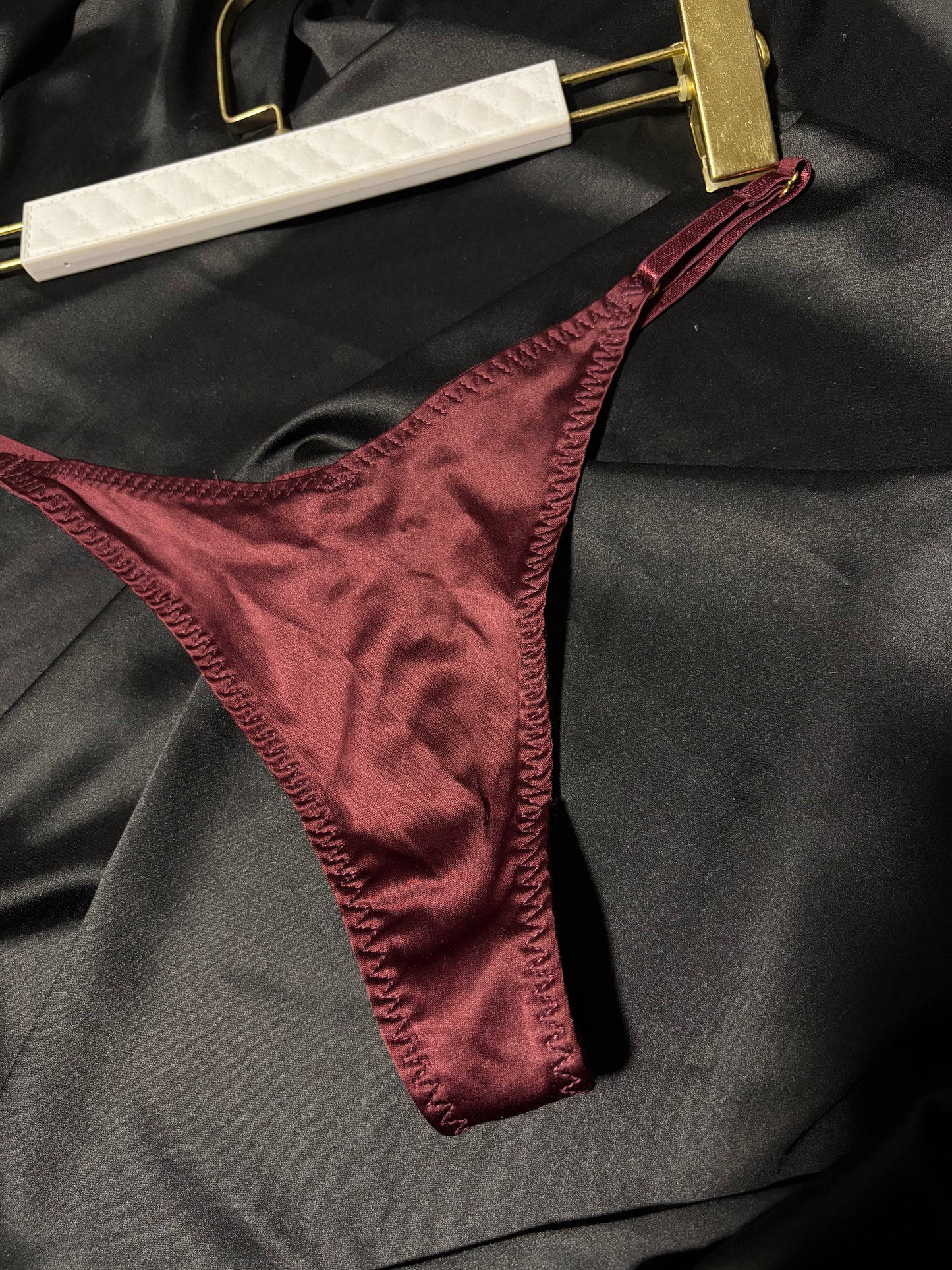 Fredricks of Hollywood like water silk thong