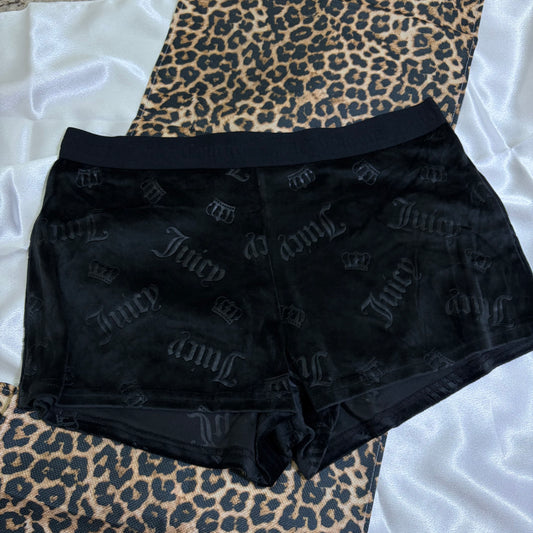 Juicy couture velvet short | L & XL