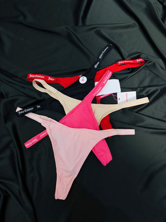 Juicy couture side straps thong