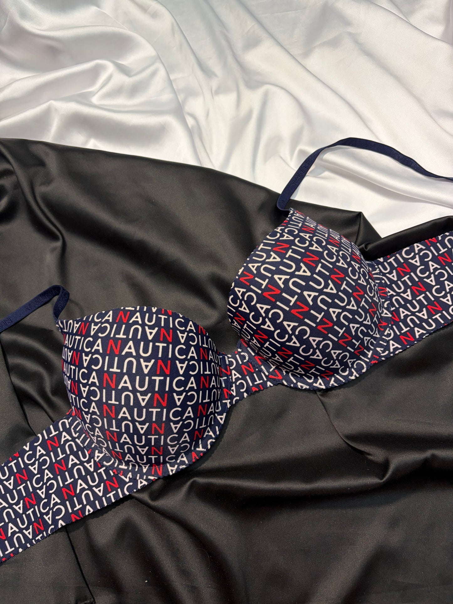 Nautica laser cut push up bra