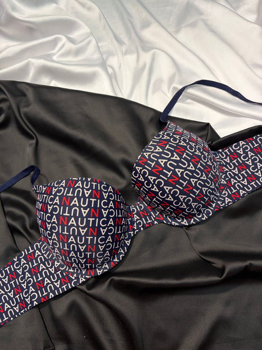Nautica laser cut push up bra