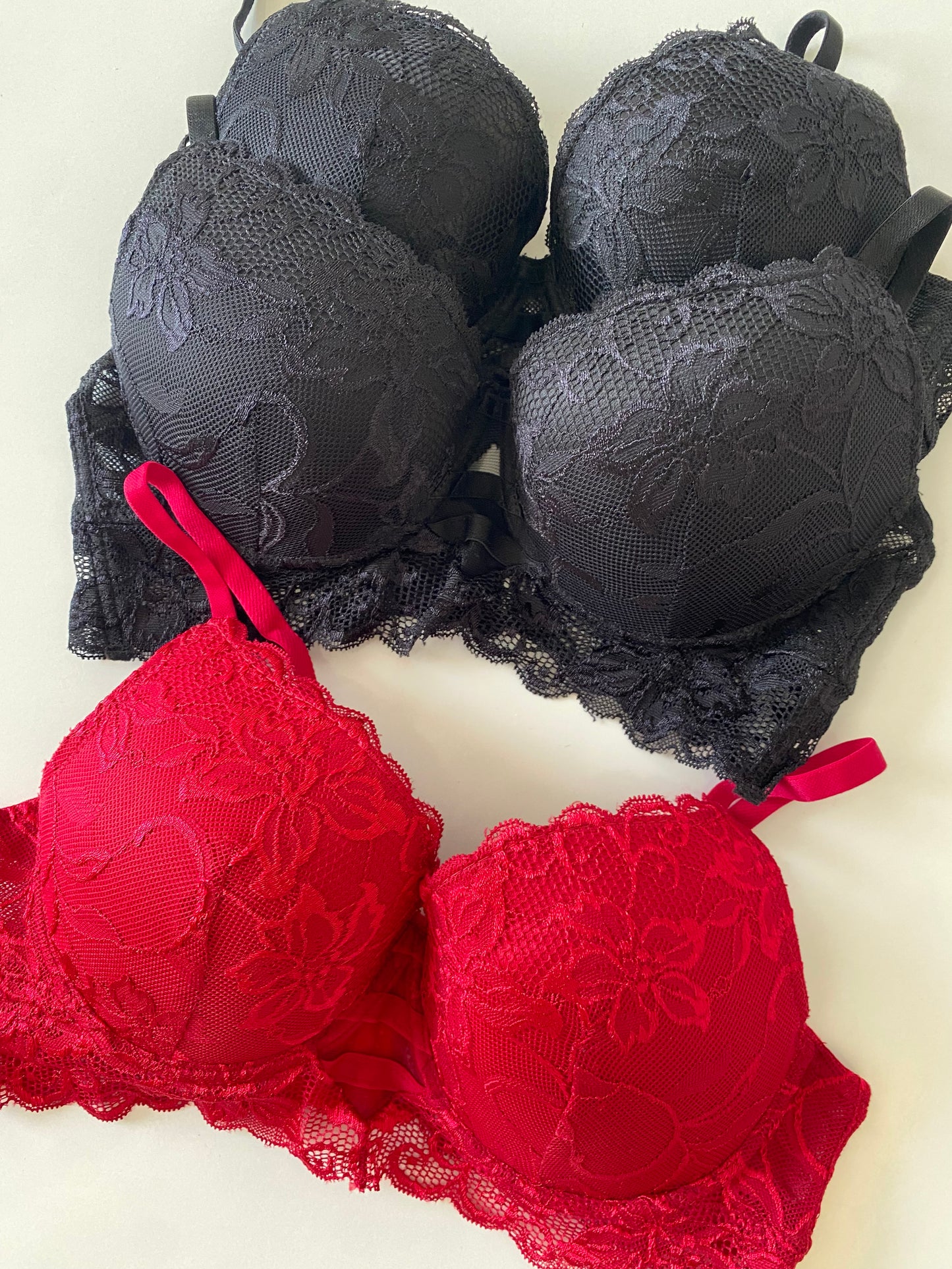 Lace push up bra