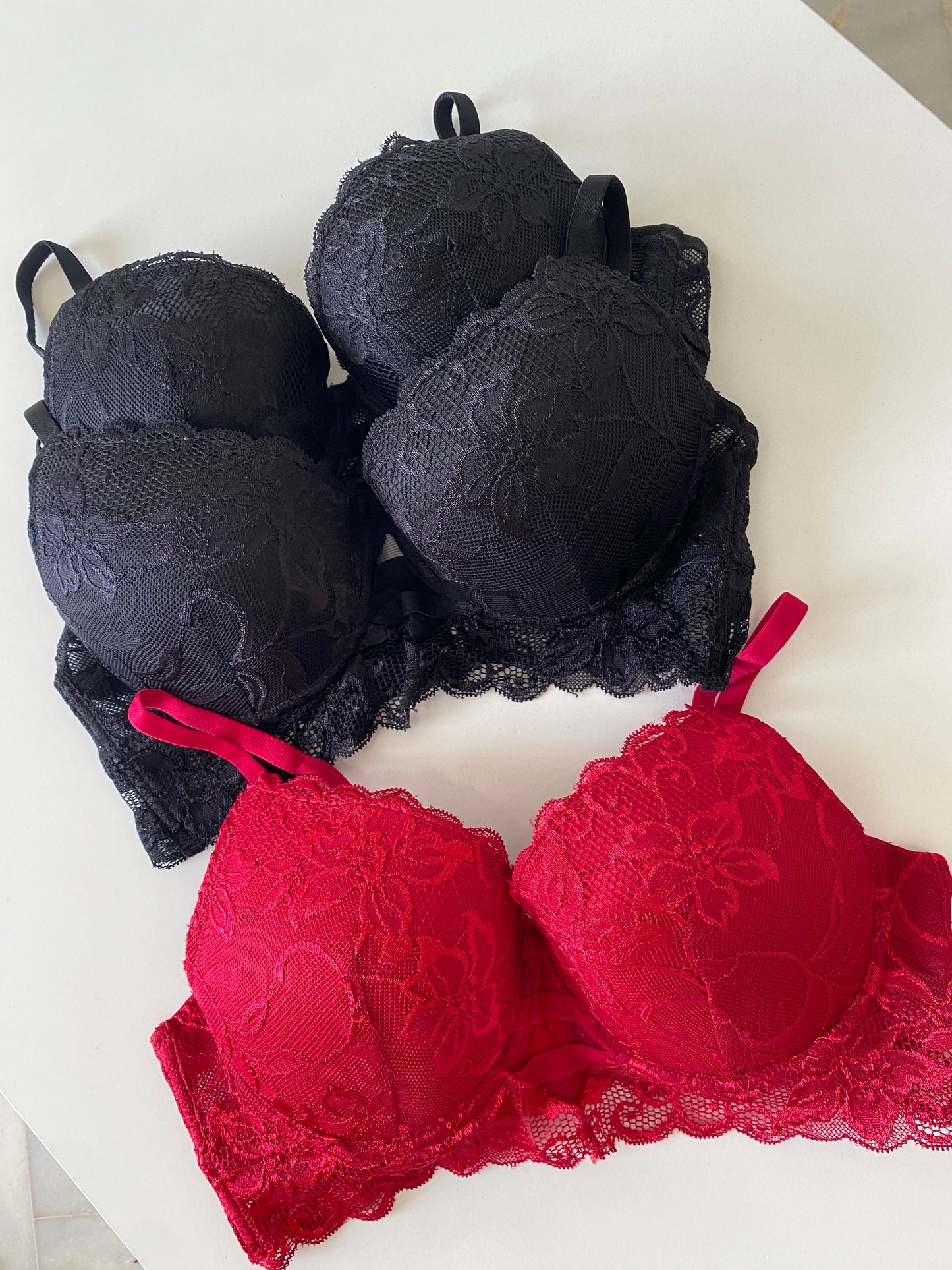 Lace push up bra