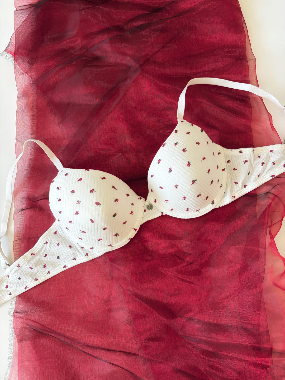 Lucky brand cotton ribbed bra