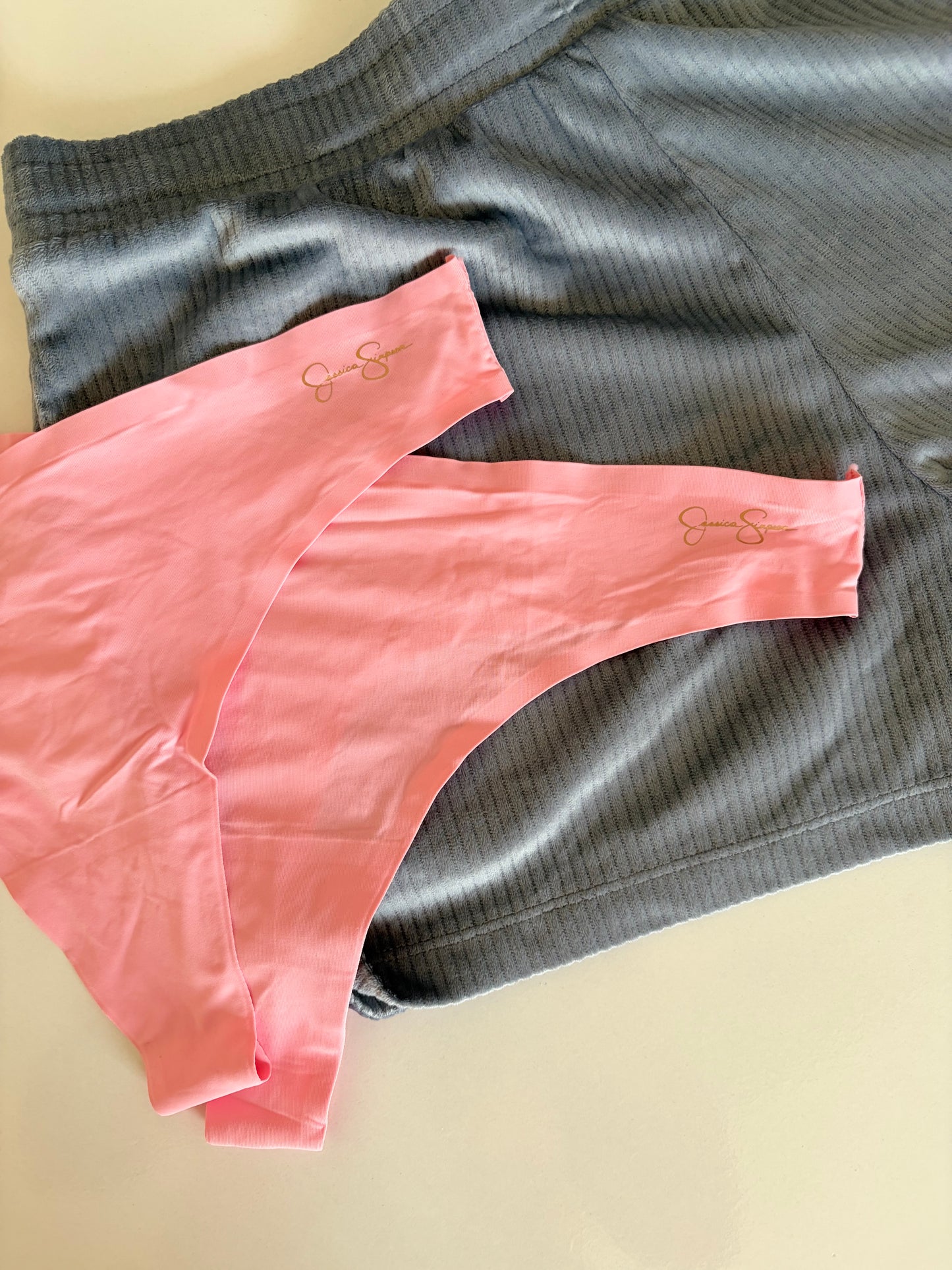 Jessica simpson laser cut thong