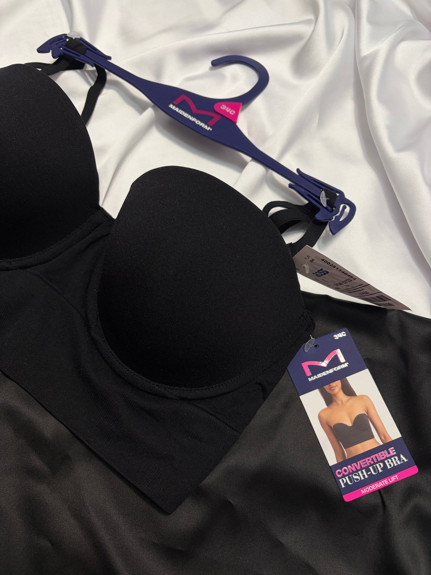 Maidenform multiway strapless push up bra