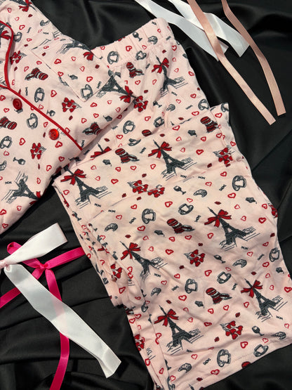 Paris dreams super soft cotton PJ set | S