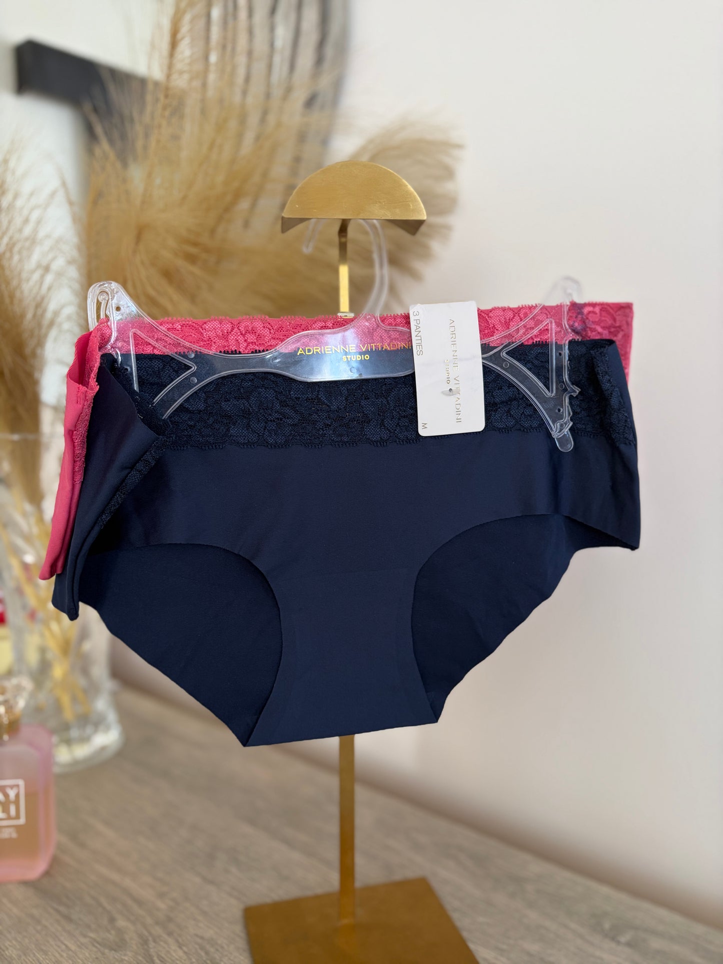 Adrienne vitadini pack of 2 laser cut panties | M