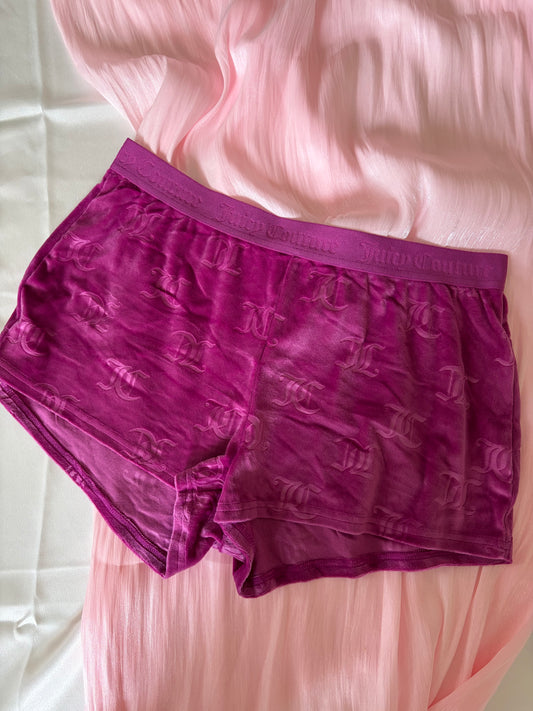 Juicy couture velvet short | L