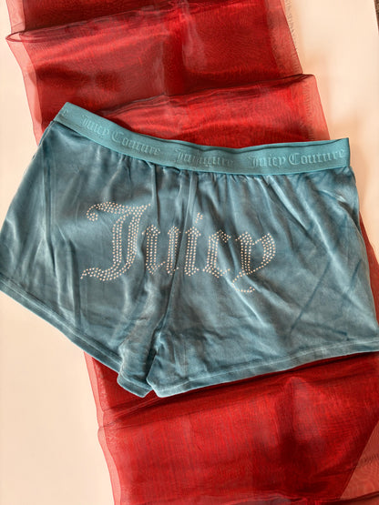 Juicy couture velvet shorts | L
