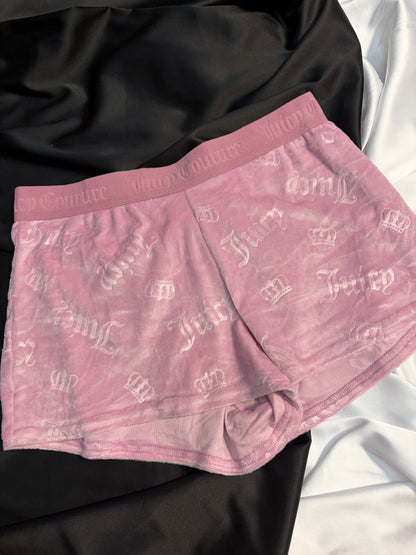 Juicy couture velvet short | S