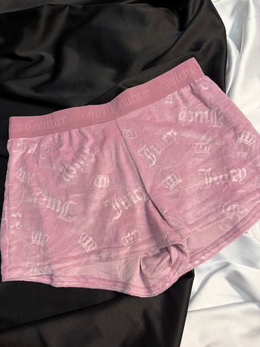 Juicy couture velvet short | S