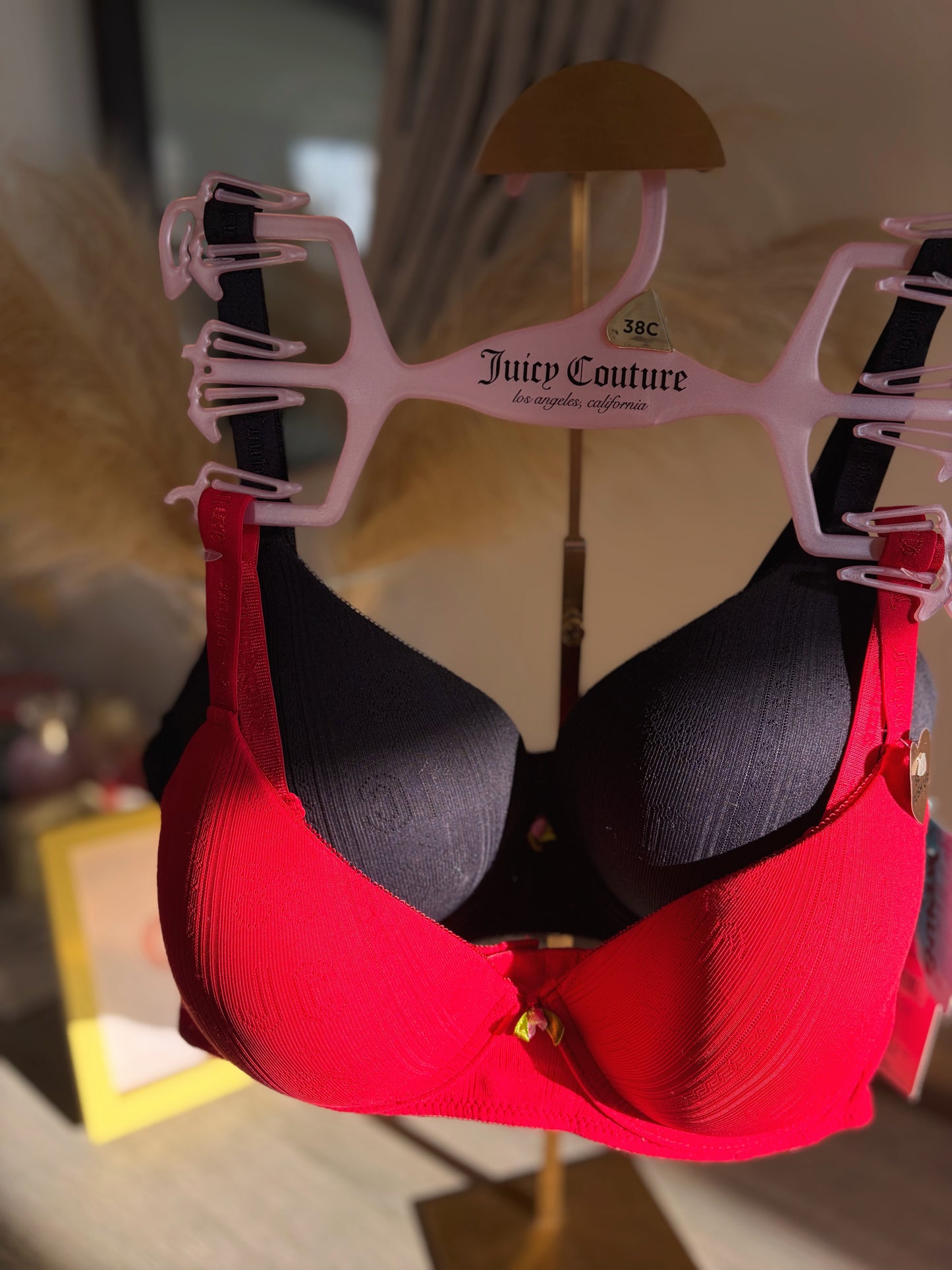 Juicy couture set of 2 cotton sexy push up bra
