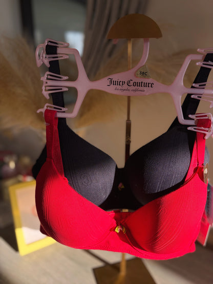 Juicy couture set of 2 cotton sexy push up bra
