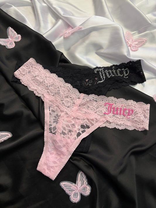 Juicy couture thong set | M