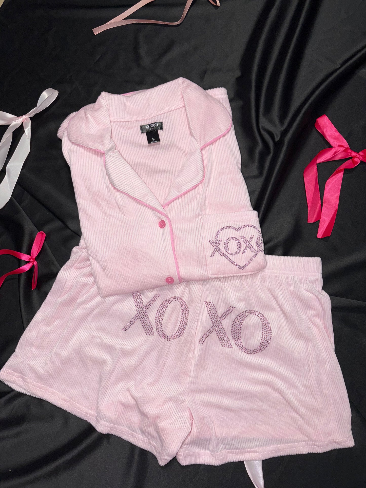 XOXO velvet PJ set | L