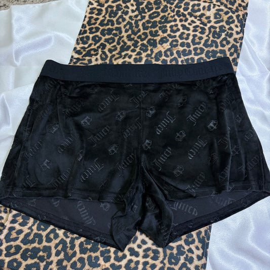 Juicy couture velvet short | L