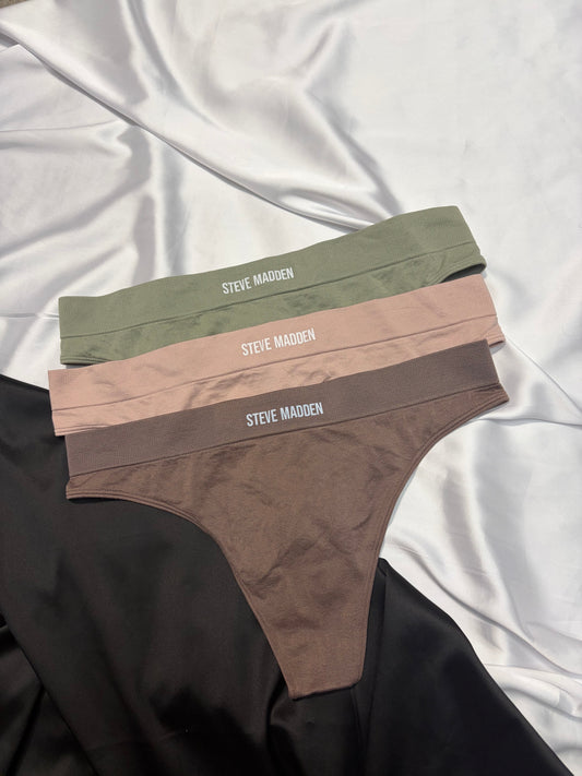 Steve madden no show thongs set | M