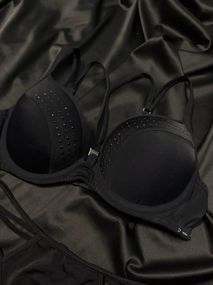 Sapph push up bra set + thong | 36/80 B