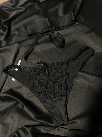 Fashion nova special panty with a neck piece | S