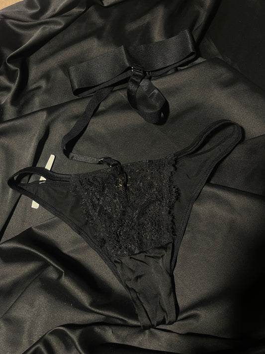 Fashion nova special panty with a neck piece | S