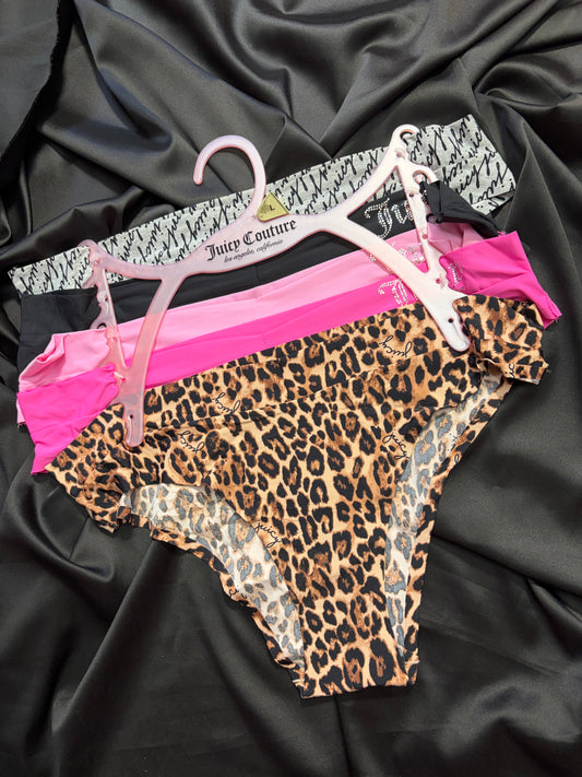 Juicy couture pack of 5 no show panties | L