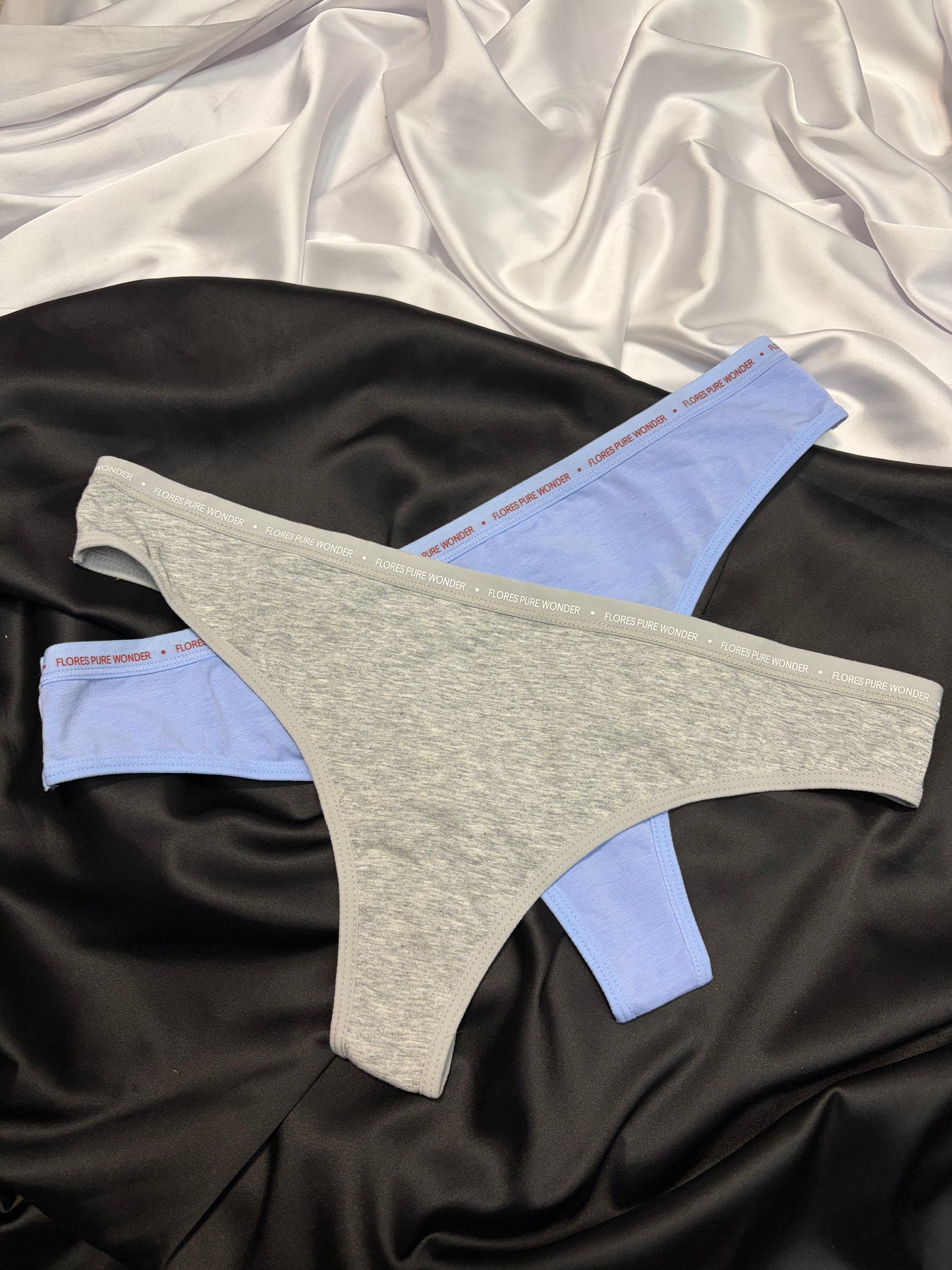 Flores cotton thong set | XL