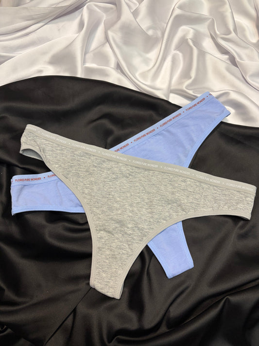 Flores cotton thong set | XL