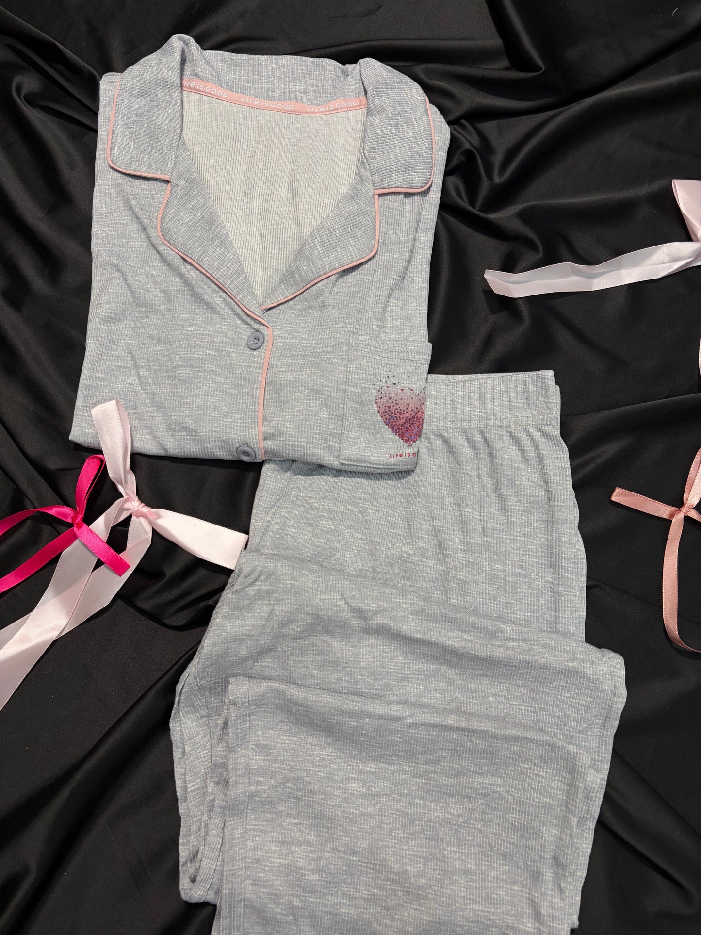 Life is good cotton PJ set | L