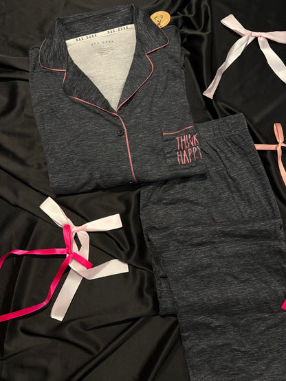 Rae dunn cotton PJ set | L