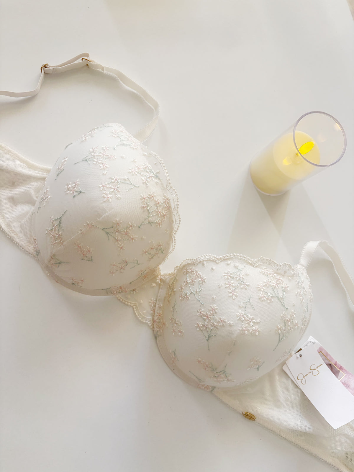 Jessica Simpson floral bra