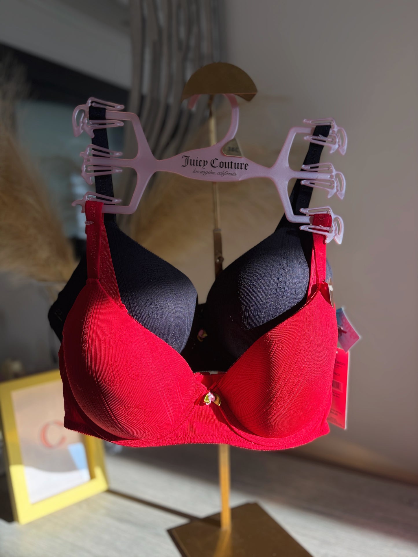 Juicy couture set of 2 cotton sexy push up bra