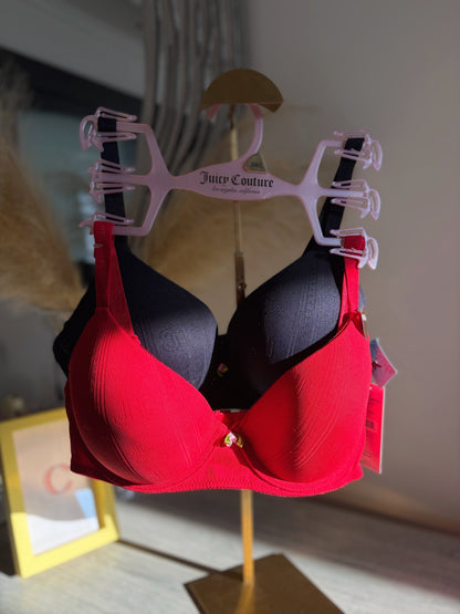 Juicy couture set of 2 cotton sexy push up bra