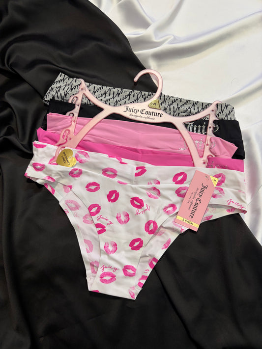 Juicy couture pack of 5 no show panties