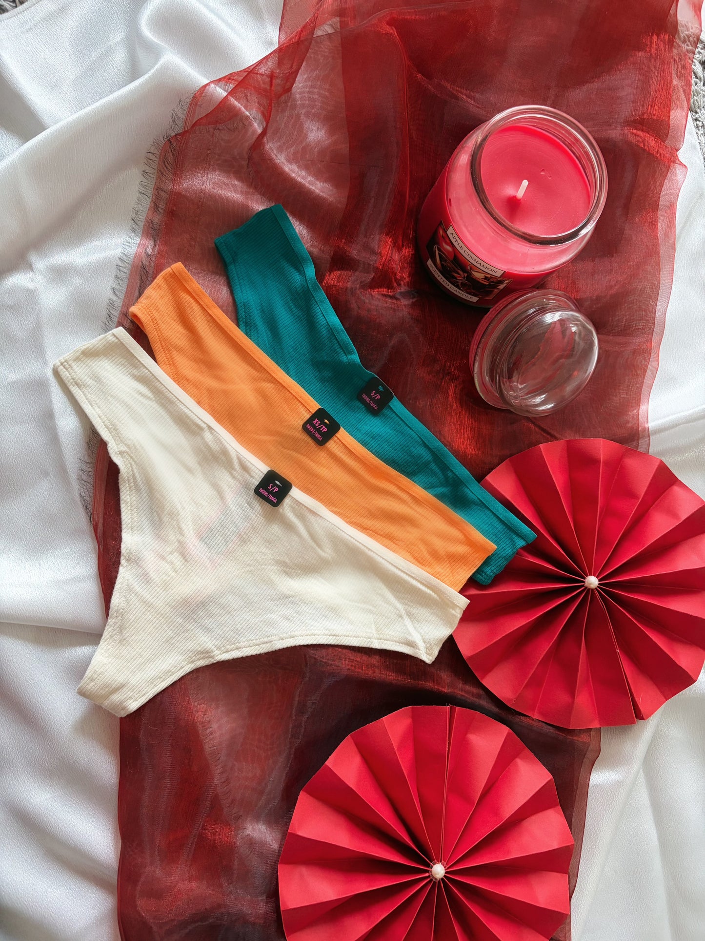 La Senza ribbed cotton thong