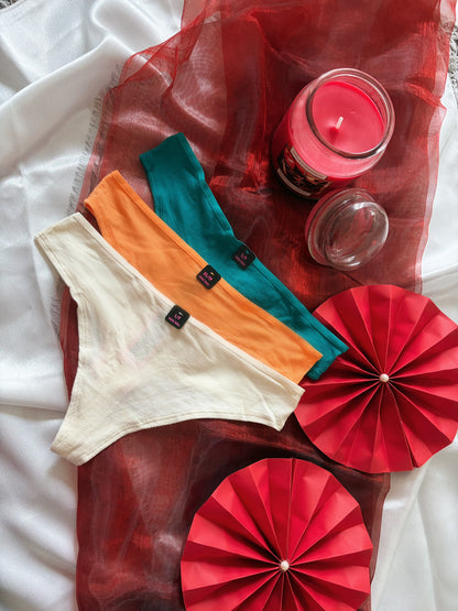 La Senza ribbed cotton thong