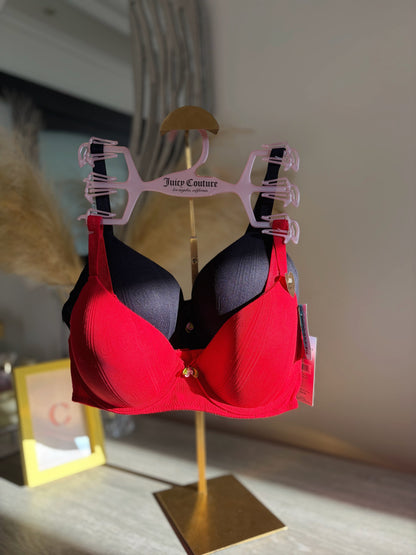 Juicy couture set of 2 cotton sexy push up bra