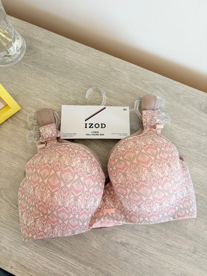 IZOD pack of 2 full figure bras