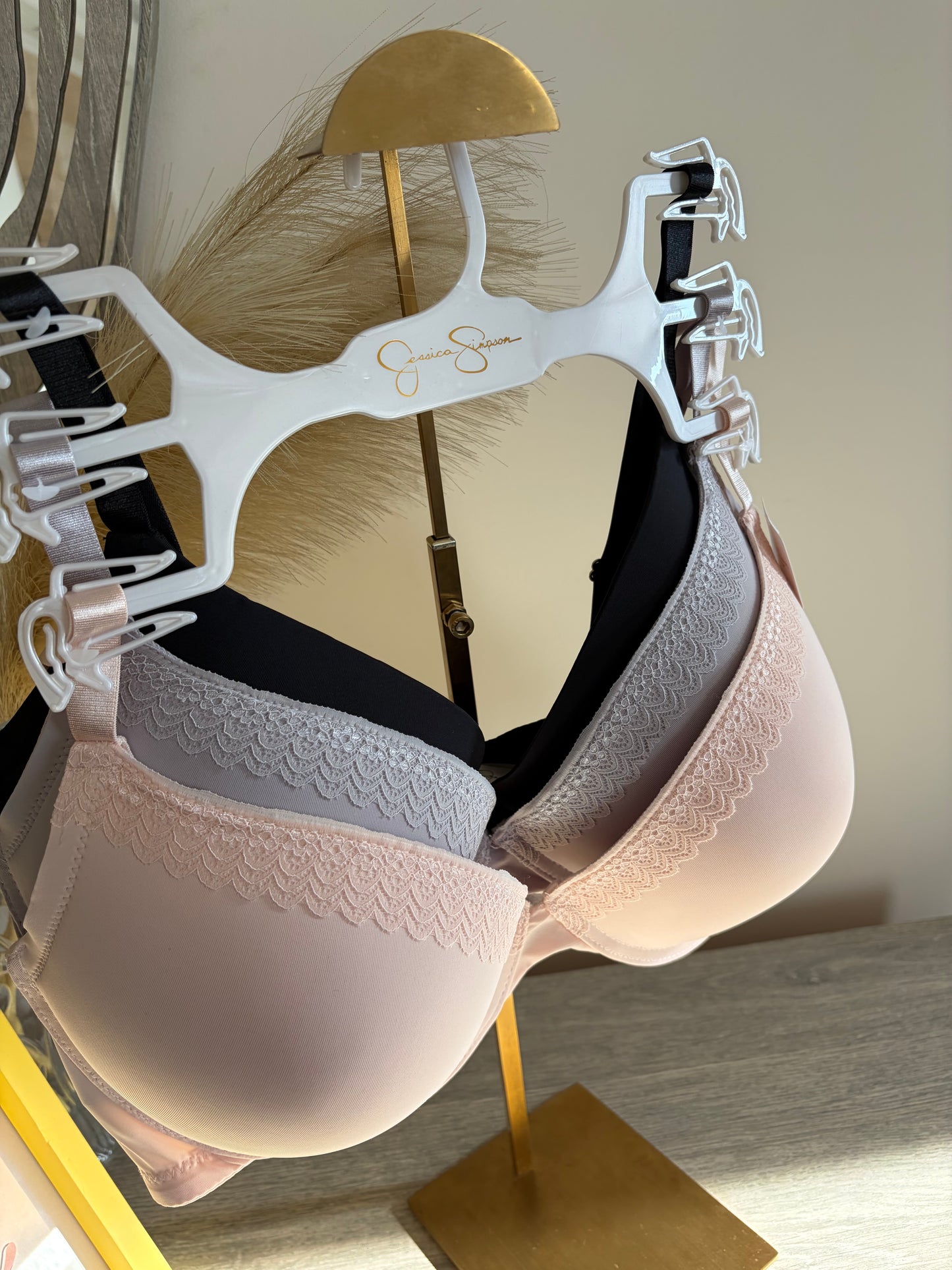 Jessica Simpson pack of 3 light push up bras