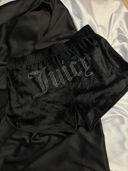 Juicy couture velvet short | L & XL