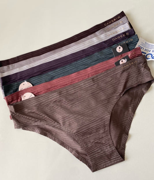 Danskin no show panty set of 5