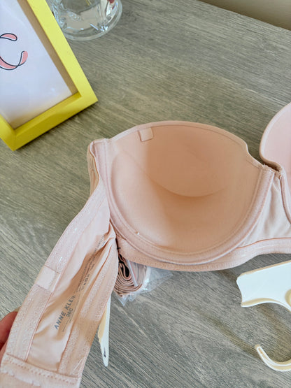 Anne klein strapless light push up bra