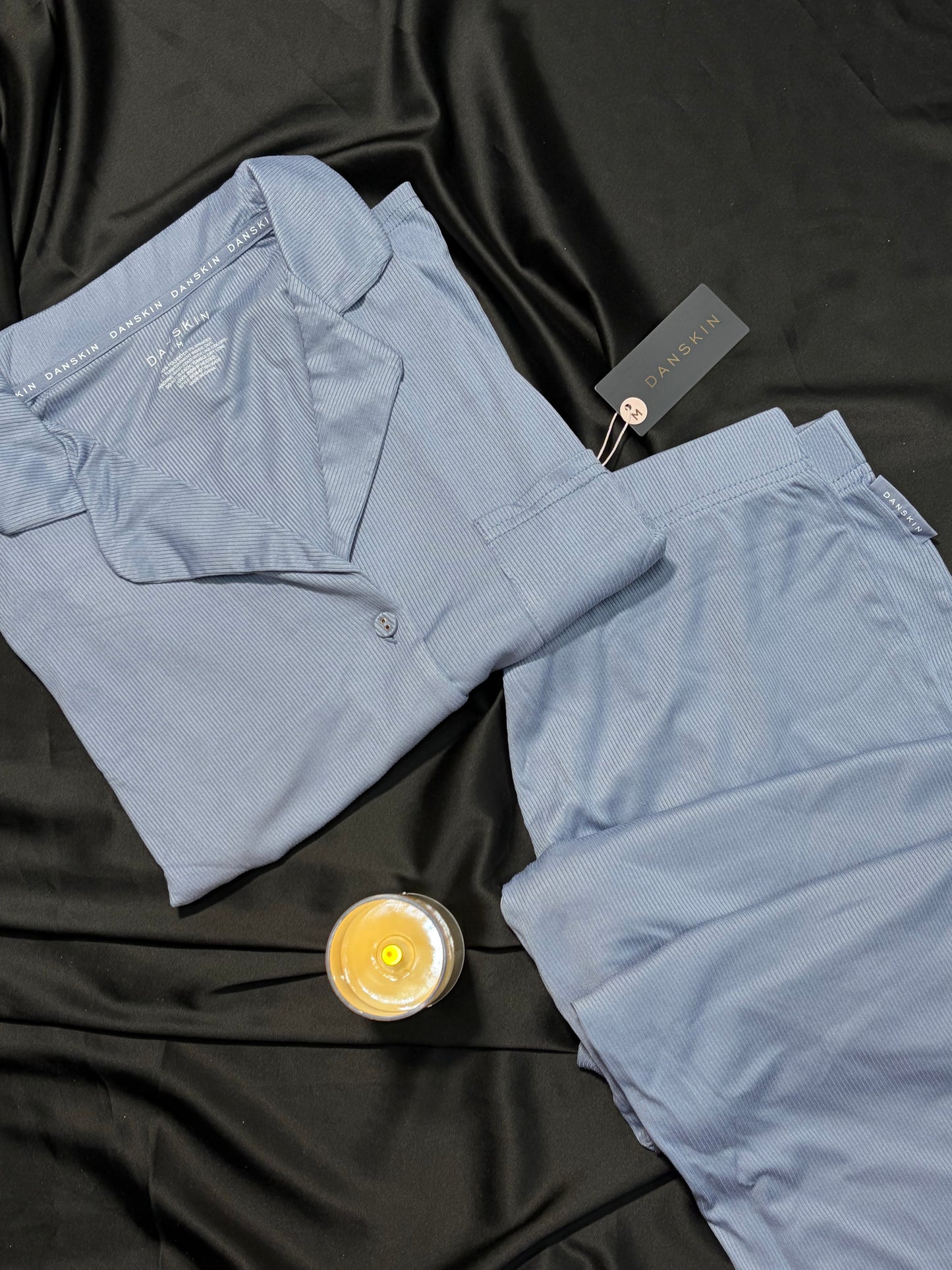 Danskin ribbed cotton PJ set | M & L