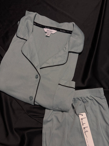 Nicole miller cotton PJ set | L