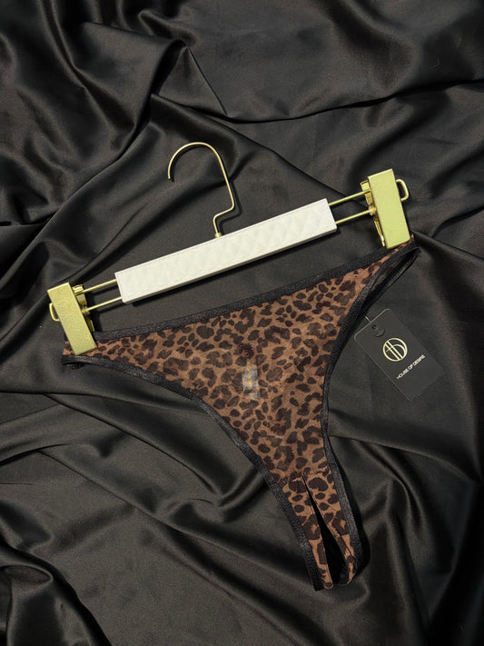 Special leopard sexy thong