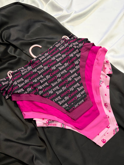 Juicy couture pack of 5 no show panties