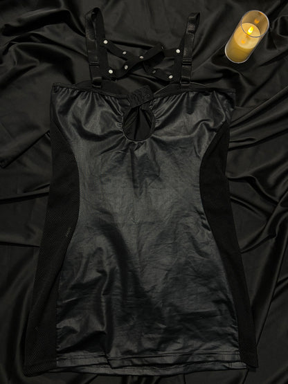 Bold shouting lingerie dress | M