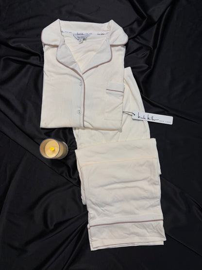 Nicolle miller ribbed cotton PJ set | S